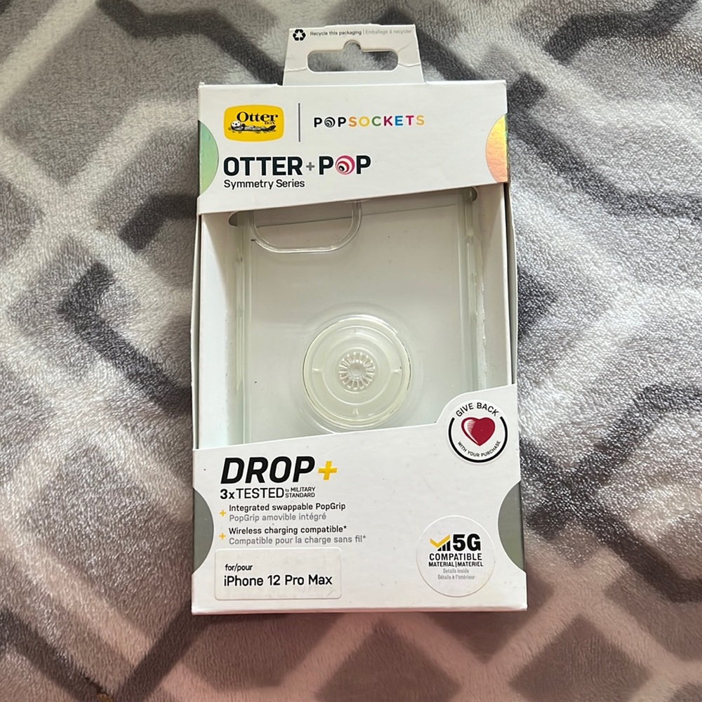 Otter box +Pop Socket Symmetry phone case